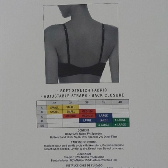 Bra by DKNY Ladies' Seamless Bralette, 2-Pack - Picture 4 of 5